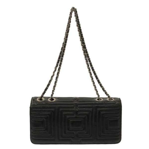 37417853 3 Chanel Shoulder Bag Enamel Black