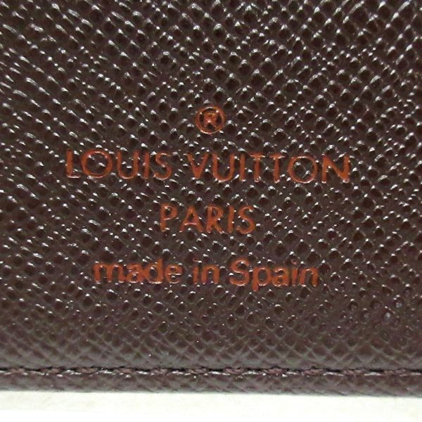 37418223 5 Louis Vuitton Portobiert Crédimone Damier Canvas Bifold Wallet Brown