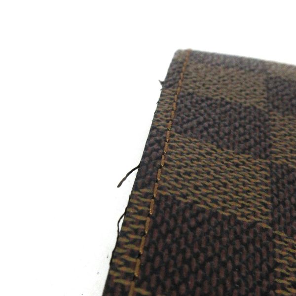 37418223 7 Louis Vuitton Portobiert Crédimone Damier Canvas Bifold Wallet Brown