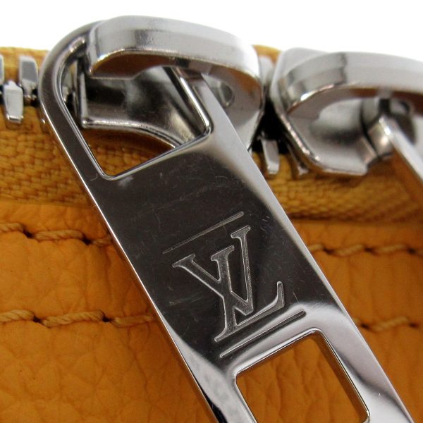 37418319 13 Louis Vuitton City Keepall Shoulder Bag Grain Calf Leather Saffron