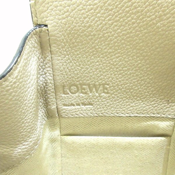 37418327 7 Loewe Hammock Drawstring Mini Handbag Leather Gray