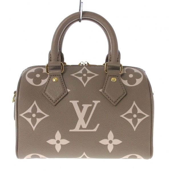 37435183 3 Louis Vuitton Speedy Bandouliere Leather Monogram Handbag Brown