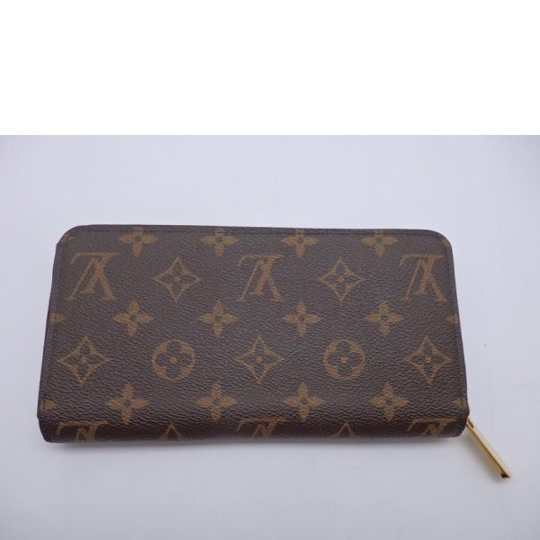 37482 2 Louis Vuitton Zippy Monogram Wallet Brown