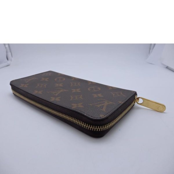 37482 3 Louis Vuitton Zippy Monogram Wallet Brown