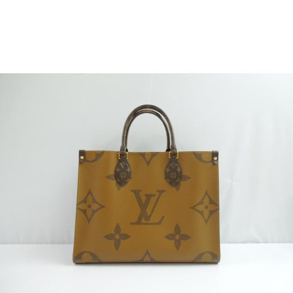 37511 2 Louis Vuitton On the Go MM Tote Bag Monogram Giant