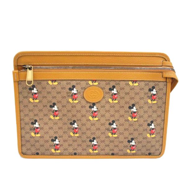 37543 1 Gucci Disney Collaboration Mini GG Supreme Clutch Bag