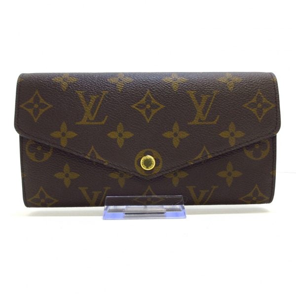 37565217 1 Louis Vuitton Portefeuille Sara Canvas Monogram Long Wallet Fuchsia