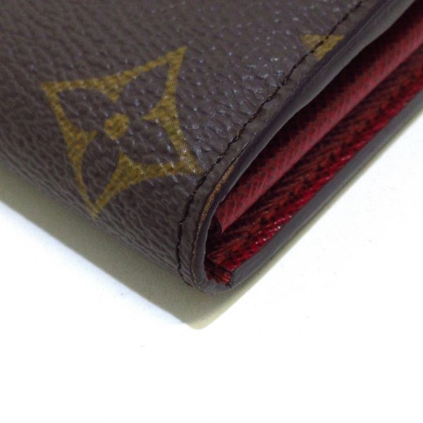 37565217 10 Louis Vuitton Portefeuille Sara Canvas Monogram Long Wallet Fuchsia