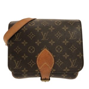 37565283 1 Louis Vuitton Saintonge Shoulder Bag Monogram Brown Creme