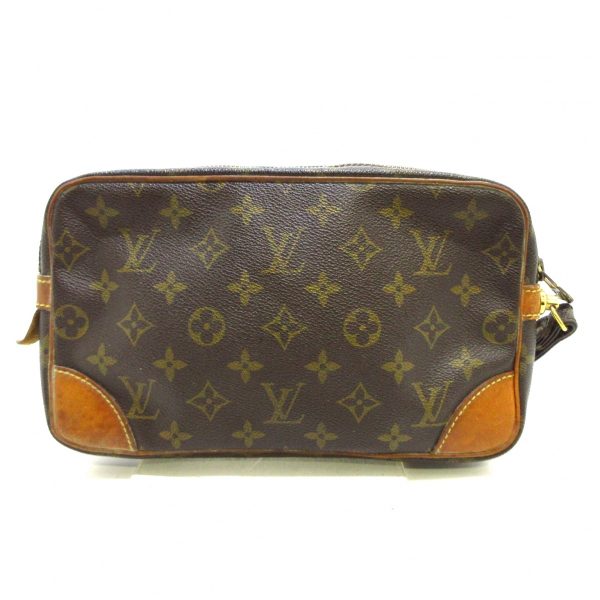 37567397 3 Louis Vuitton Marly Dragonne Canvas Monogram Shoulder Bag Brown