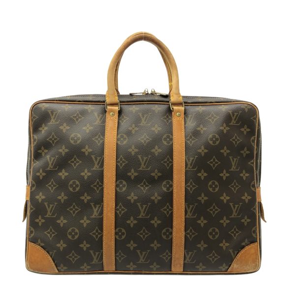 37570547 1 Louis Vuitton Porte de Cumain Monogram Canvas Business Bag Brown