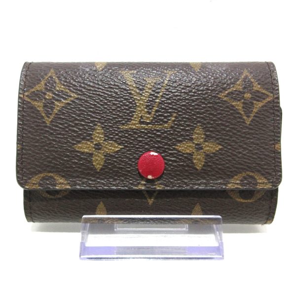 37571214 1 Louis Vuitton Multicle Monogram Canvas Key Case Fuchsia