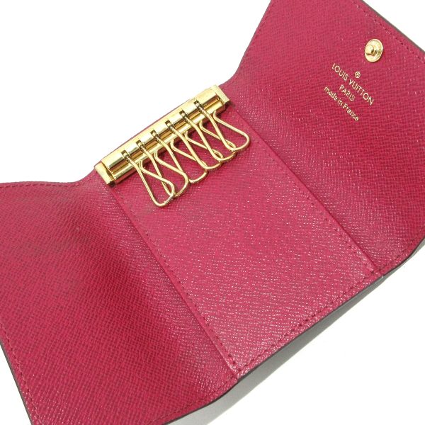 37571214 3 Louis Vuitton Multicle Monogram Canvas Key Case Fuchsia