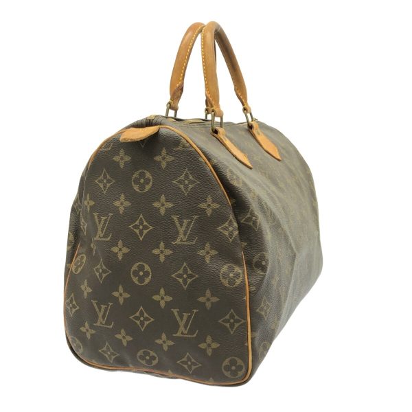 37571887 2 Louis Vuitton Speedy Canvas Monogram Handbag Brown