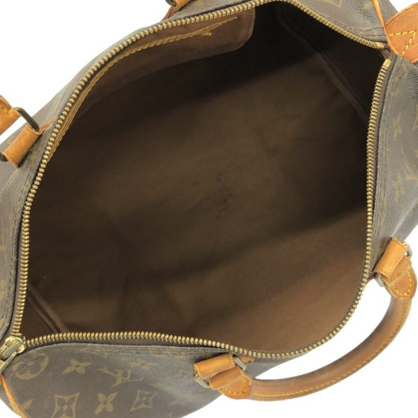 37571887 6 Louis Vuitton Speedy Canvas Monogram Handbag Brown