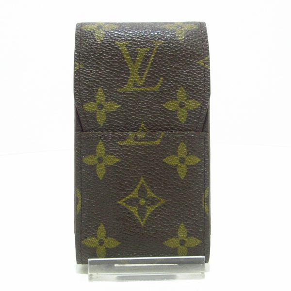 37572064 1 Louis Vuitton Etuit Cigarette Monogram Canvas Cigarette Case Brown