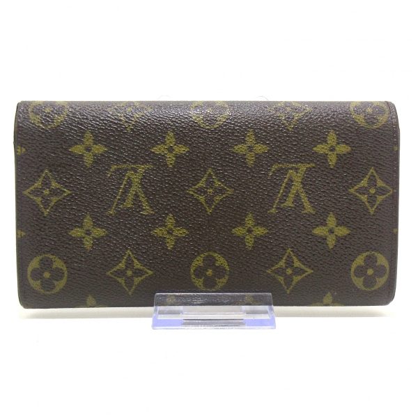 37572630 2 Louis Vuitton Pochette Porte Monet Canvas Long Wallet Brown