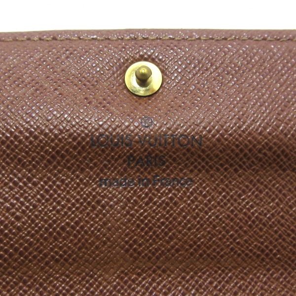 37572630 5 Louis Vuitton Pochette Porte Monet Canvas Long Wallet Brown