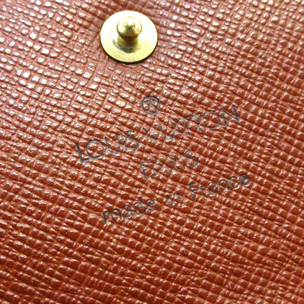 37572633 5 Louis Vuitton Porto Tresor Canvas Monogram Long Wallet Brown