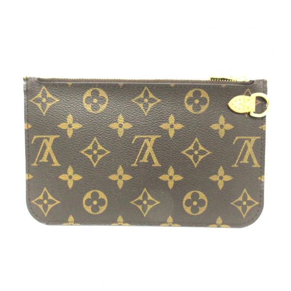 37572676 2 Louis Vuitton Wristlet Monogram Canvas Pouch Brown