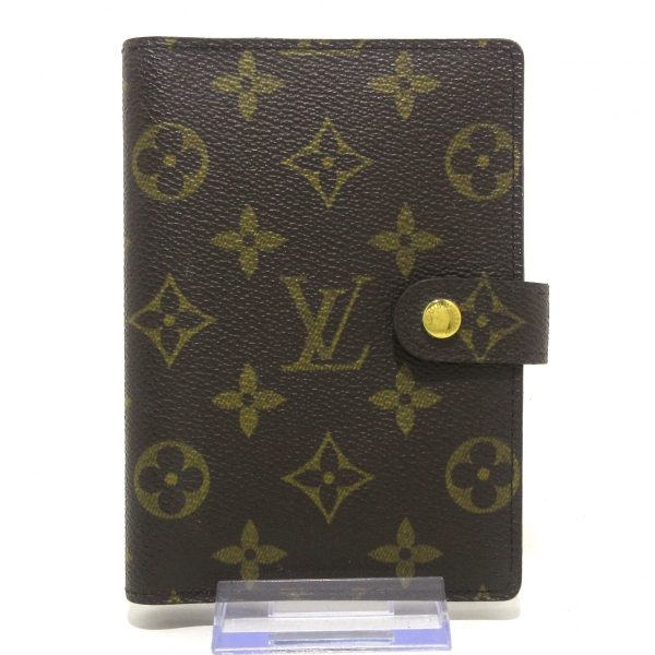 37572688 1 Louis Vuitton Agenda Canvas Monogram Notebook Brown