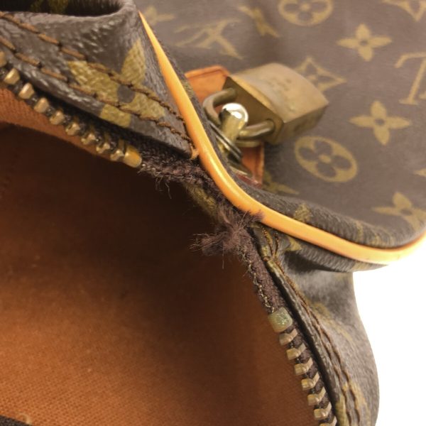 37586031 12 Louis Vuitton Keepall Monogram Canvas Boston Bag Brown