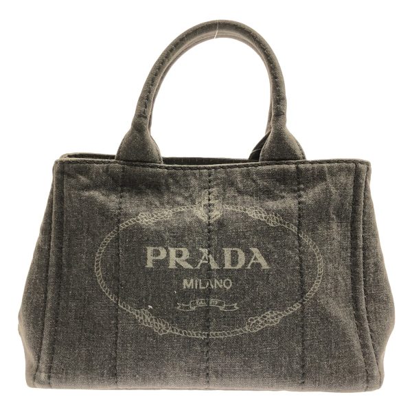 37586105 1 Prada Tote Bag Denim Gray