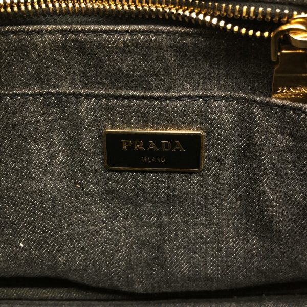 37586105 7 Prada Tote Bag Denim Gray