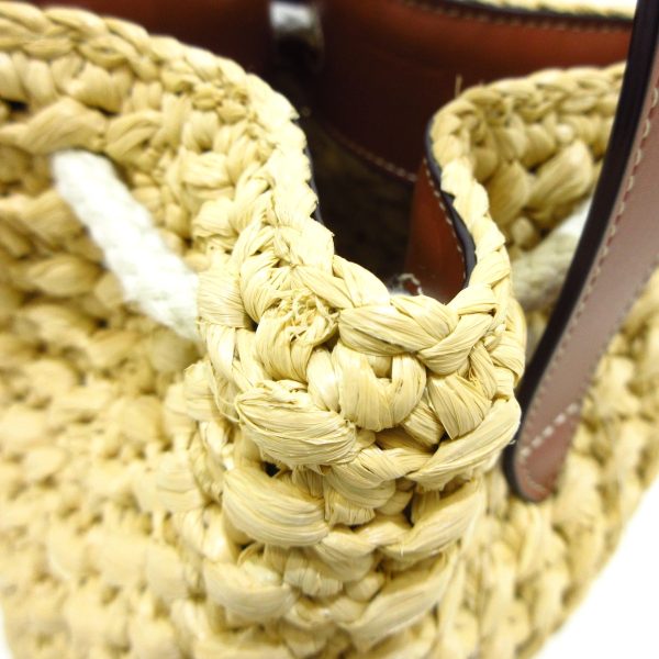 37586629 13 Celine Teen Raffia Calf Handbag Ivory