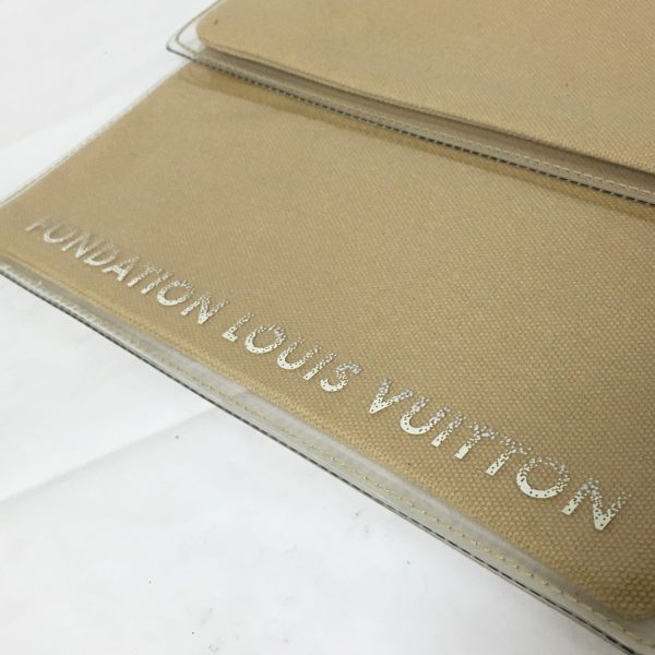 37587046 5 Louis Vuitton Accessory Case Fondation Louis Vuitton Museum Canvas Tablet Case Brown