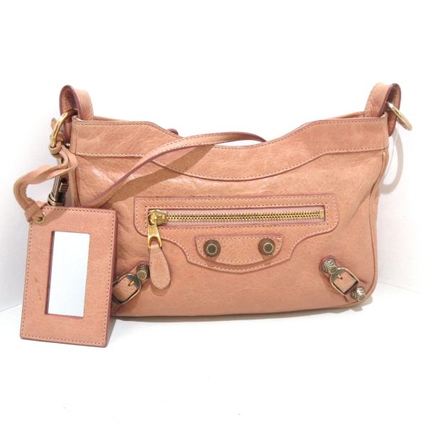 37588721 1 Balenciaga The Giant Hip Leather Shoulder Bag Beige