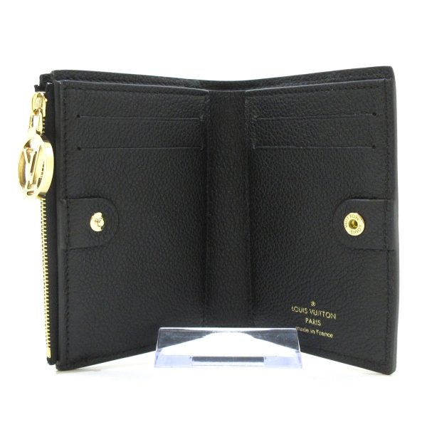 37588747 3 Louis Vuitton Portefeuille Lisa Empreinte Bifold Wallet Noir Black