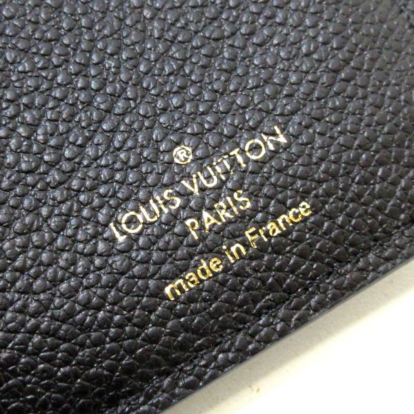 37588747 5 Louis Vuitton Portefeuille Lisa Empreinte Bifold Wallet Noir Black