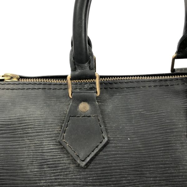 37588822 10 Louis Vuitton Speedy Leather Handbag Noir