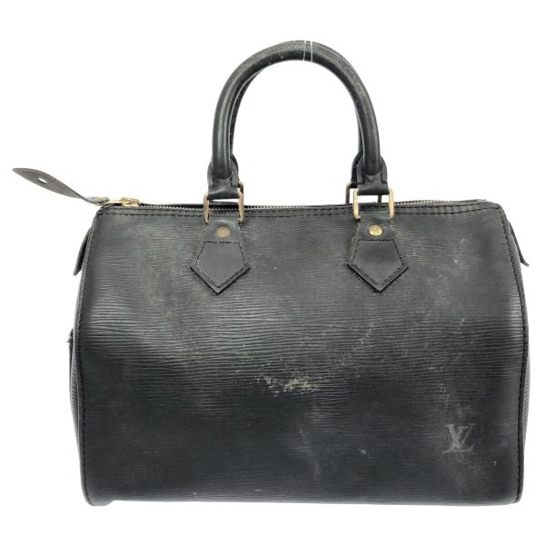 37588822 3 Louis Vuitton Speedy Leather Handbag Noir