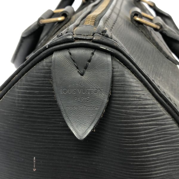 37588822 7 Louis Vuitton Speedy Leather Handbag Noir