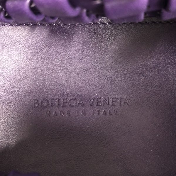 37590421 7 Bottega Veneta Point Top Handle Bag Purple Leather