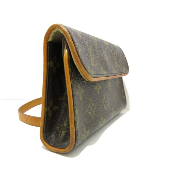 37591579 2 Louis Vuitton Pochette Florentine Monogram Canvas Waist Pouch Brown