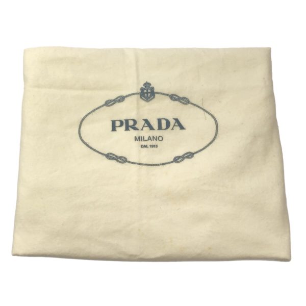 37591618 11 Prada Shoulder Bag Nylon Khaki Brown