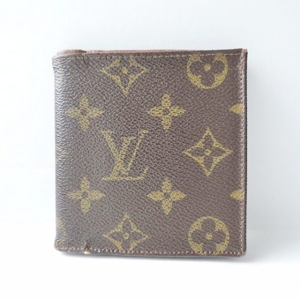 37591688 1 Louis Vuitton Porte Bier Carte Monogram Canvas Billfold Blue