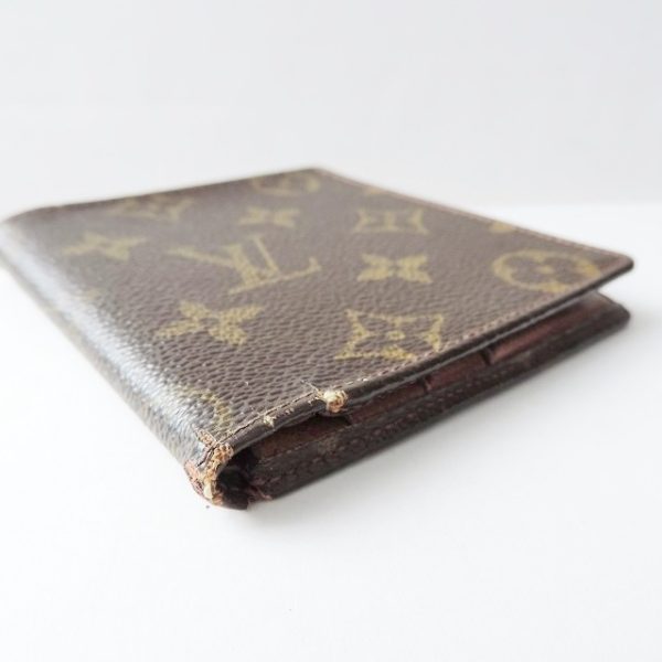 37591688 6 Louis Vuitton Porte Bier Carte Monogram Canvas Billfold Blue