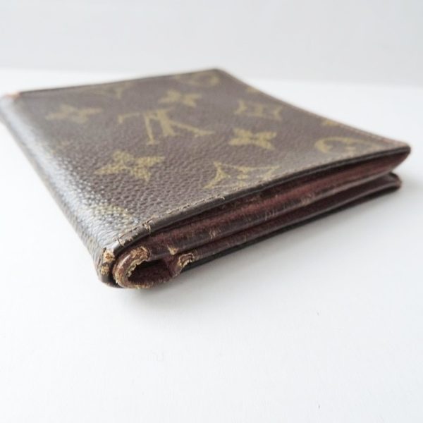 37591688 7 Louis Vuitton Porte Bier Carte Monogram Canvas Billfold Blue