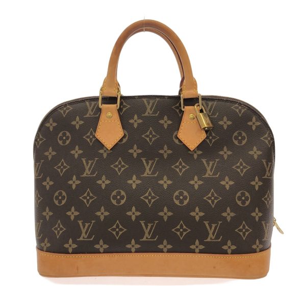 37594737 1 Louis Vuitton Alma Monogram Canvas Handbag Brown