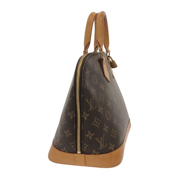 37594737 2 Louis Vuitton Alma Monogram Canvas Handbag Brown