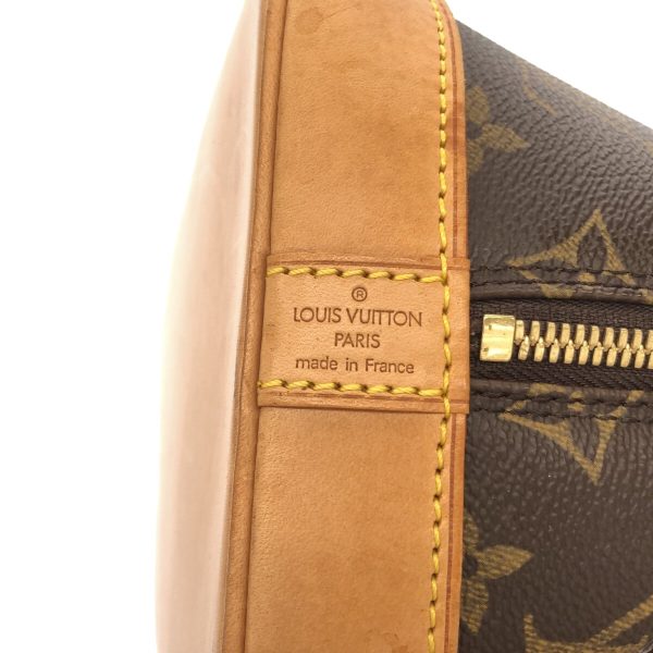 37594737 7 Louis Vuitton Alma Monogram Canvas Handbag Brown