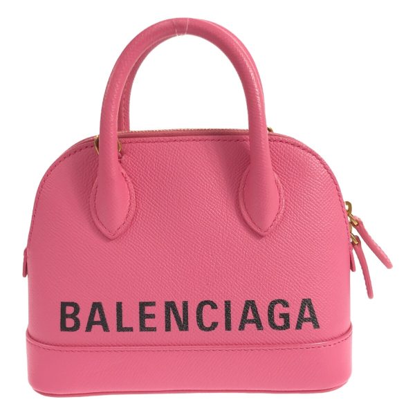 37594740 3 Balenciaga Ville Top Handle XXS Leather Mini Bag Pink