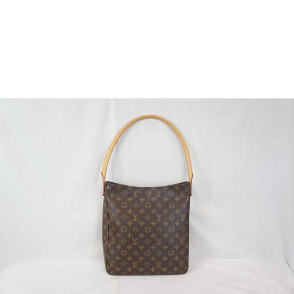 37597 2 Louis Vuitton Looping GM Monogram Shoulder Bag Brown