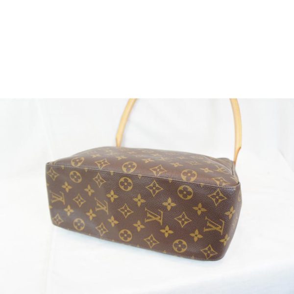 37597 3 Louis Vuitton Looping GM Monogram Shoulder Bag Brown