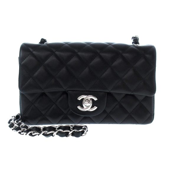 37597635 1 Chanel Mini Shoulder Bag Lambskin Black