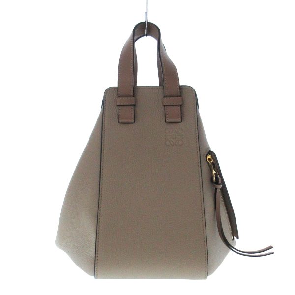 37599345 1 Loewe Hammock Small Handbag Leather Beige